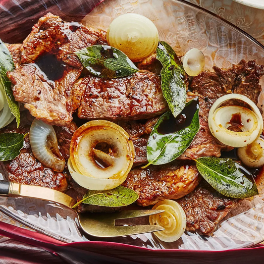 Beef Steak with Onion & Bay Leaves (Bistek)