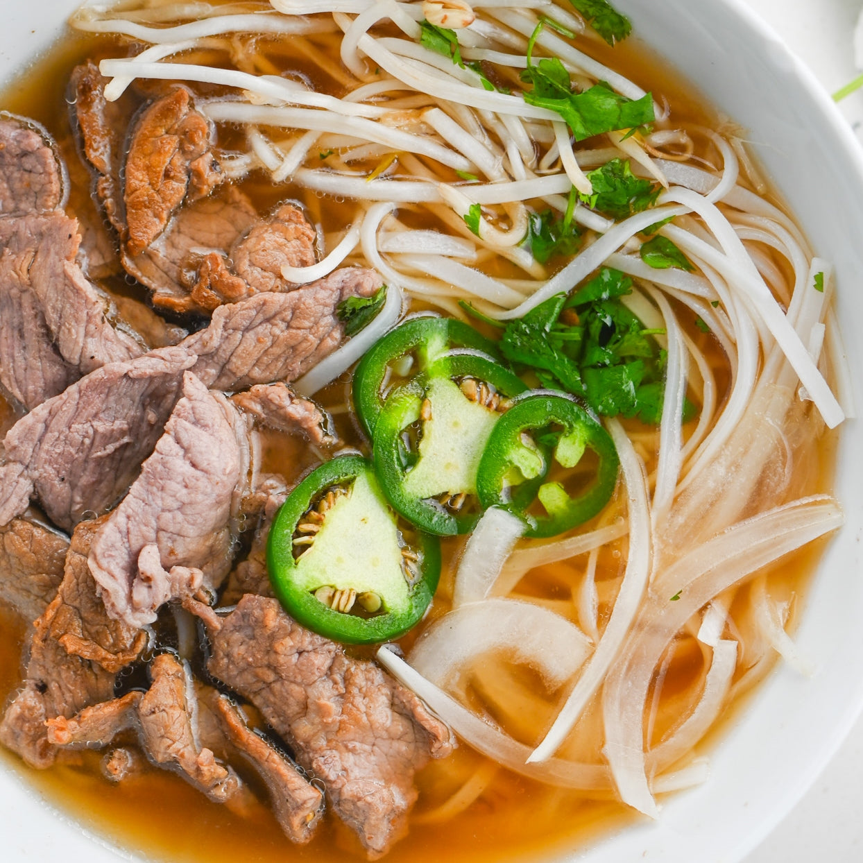 Beef & Rice Noodle Soup