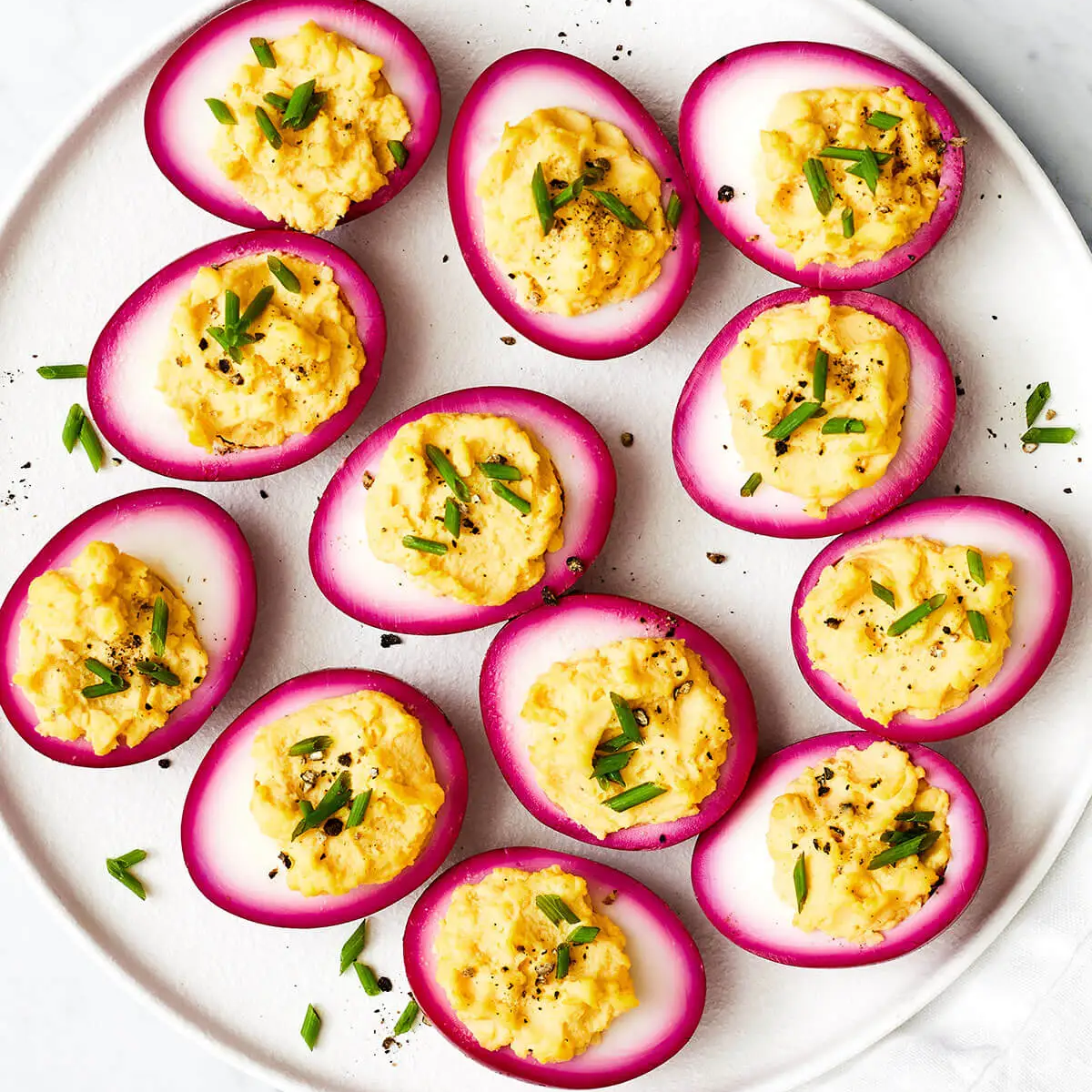 Beet Pickled Devilish Eggs