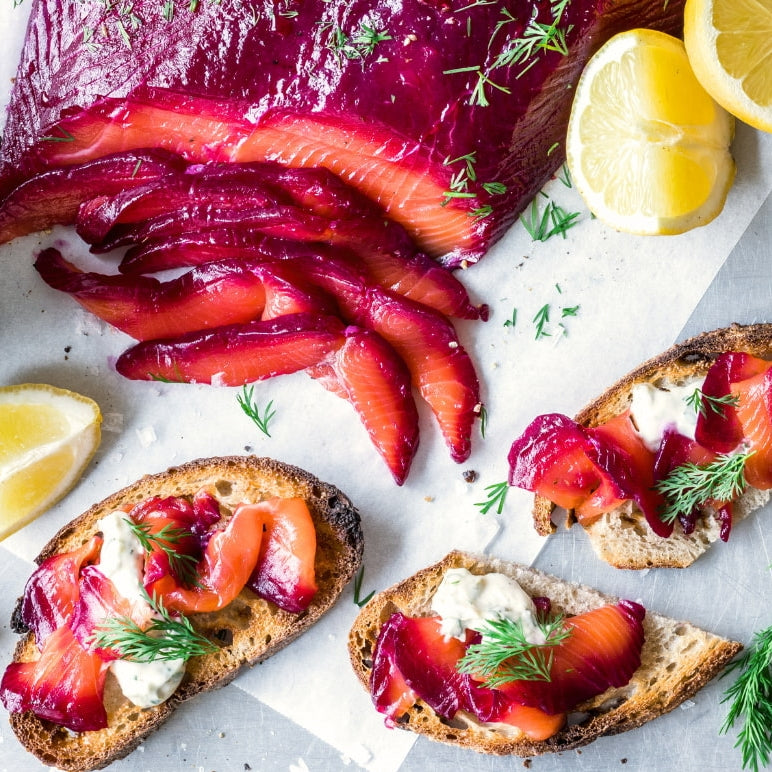 Beetroot Gravlax