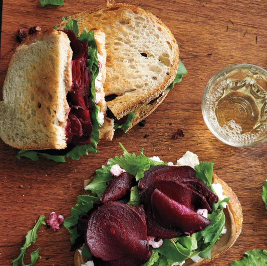 Beetroot & Pastrami Toasts