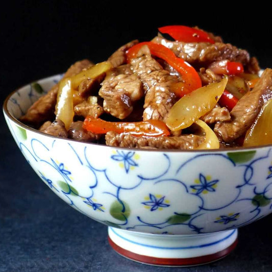 Black Pepper Beef Stir Fry