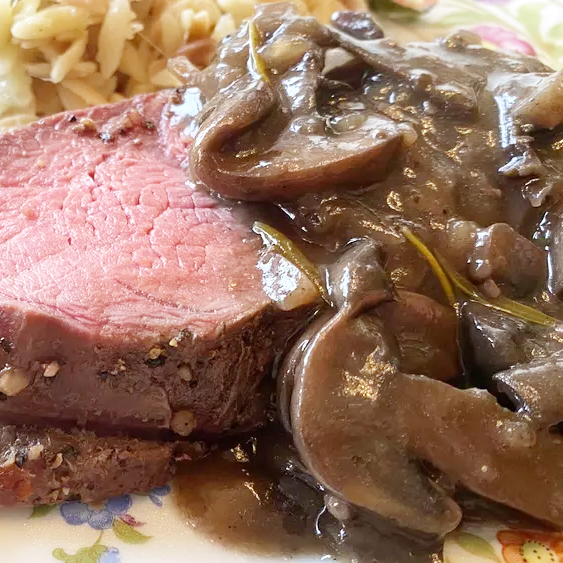 Bordelaise Sauce with Mushrooms