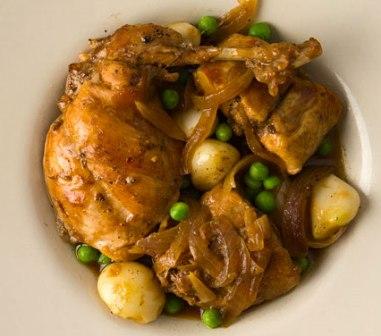 Rabbit Braised with Garlic
