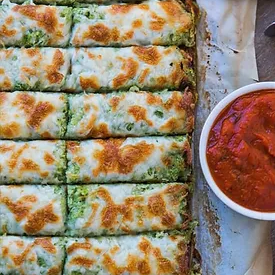 Broccoli Cauliflower Cheese Sticks