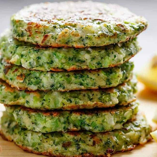 Broccoli Stalk Fritters