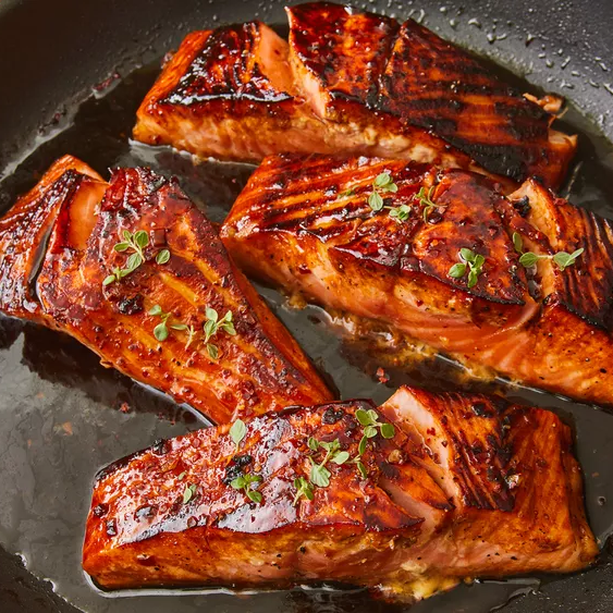 Brown Sugar Glazed Salmon