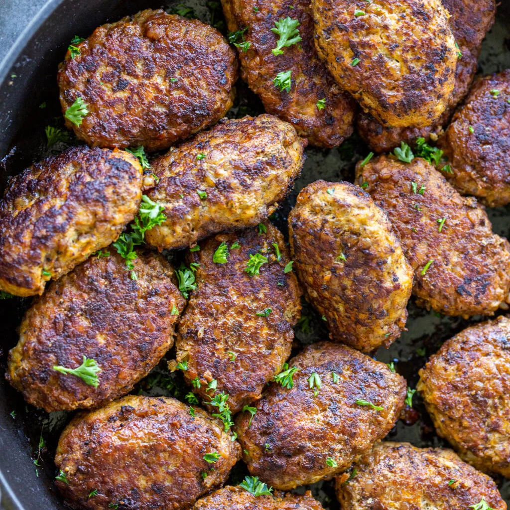 Buckwheat Meat Patties