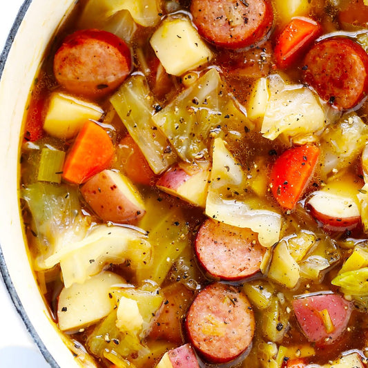 Cabbage Sausage Soup