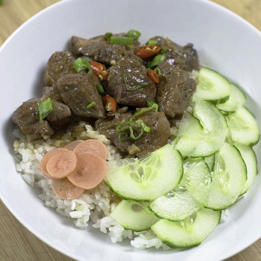 Cambodian Caramelised Pepper Pork (khor mrech saich chrouk)