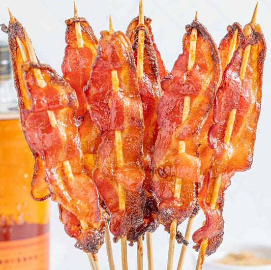 Caramelized Bacon Skewers