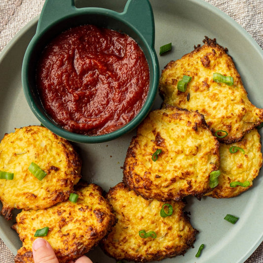 Cauliflower Cheddar Fritters