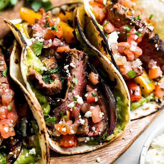 Chargrilled Skirt Steak Fajitas