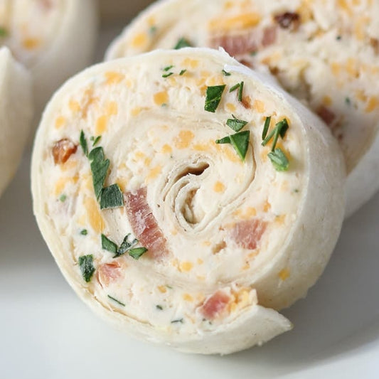 Bacon Cheddar Ranch Pinwheels