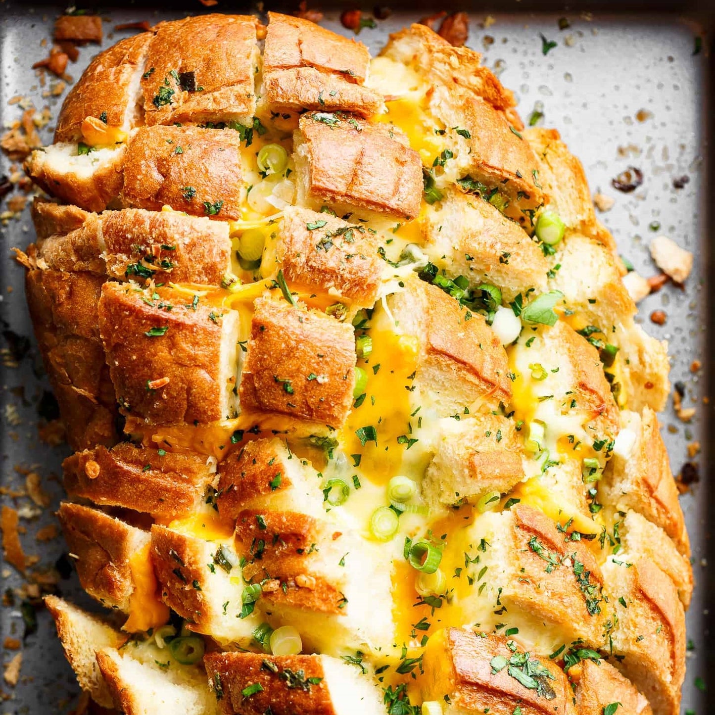 Cheese Onion Garlic Bread