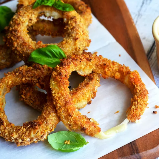 Cheese Stuffed Onion Rings