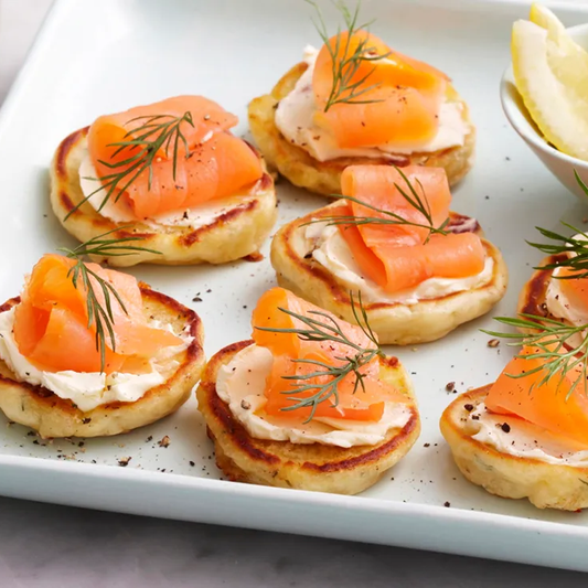 Cheese & Dill Blini