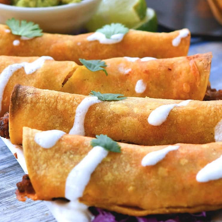 Cheeseburger Taquitos