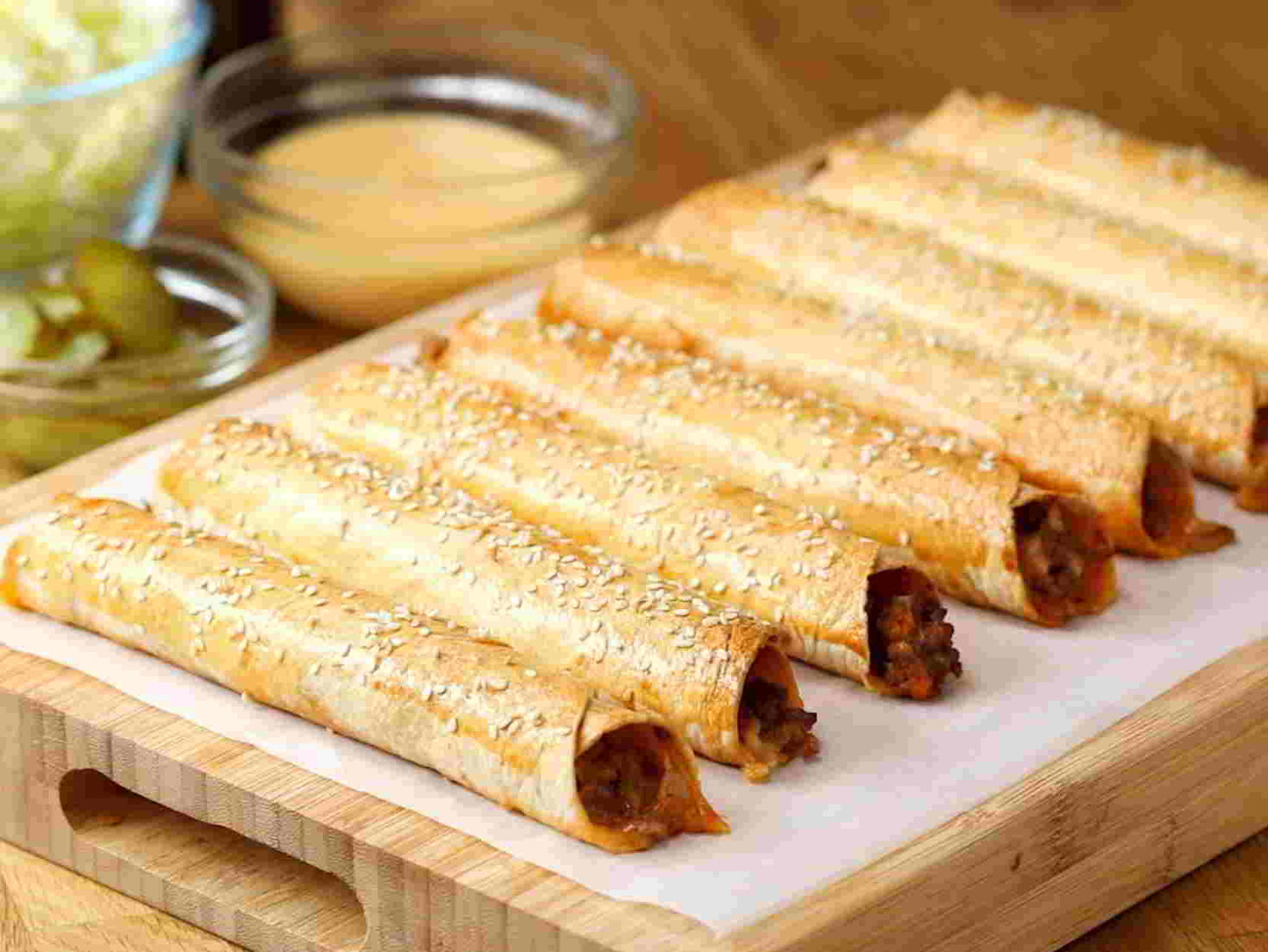 Cheeseburger Taquitos