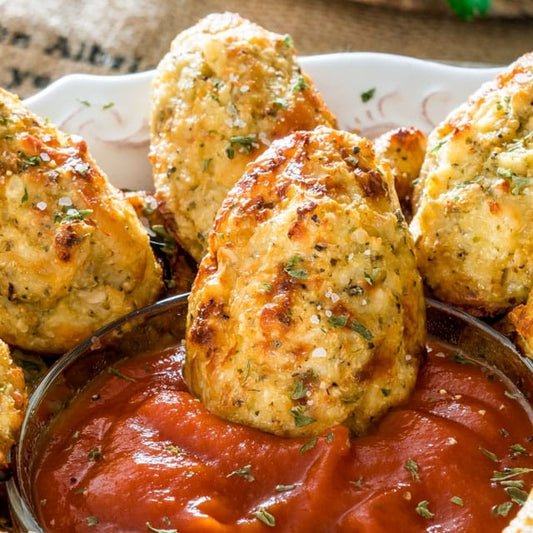 Cheesy Cauliflower Tots