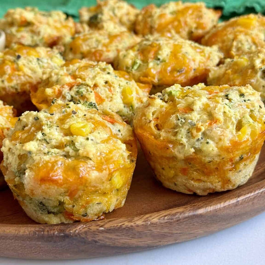 Cheesy Vegetable Muffins