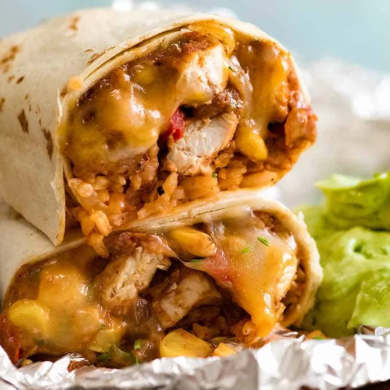 Chicken Chilli Burritos