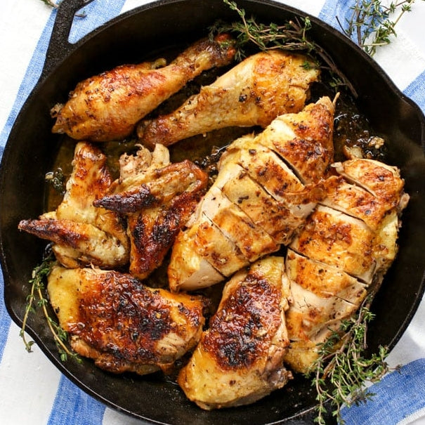 Chicken Flattened with Herb Mustard