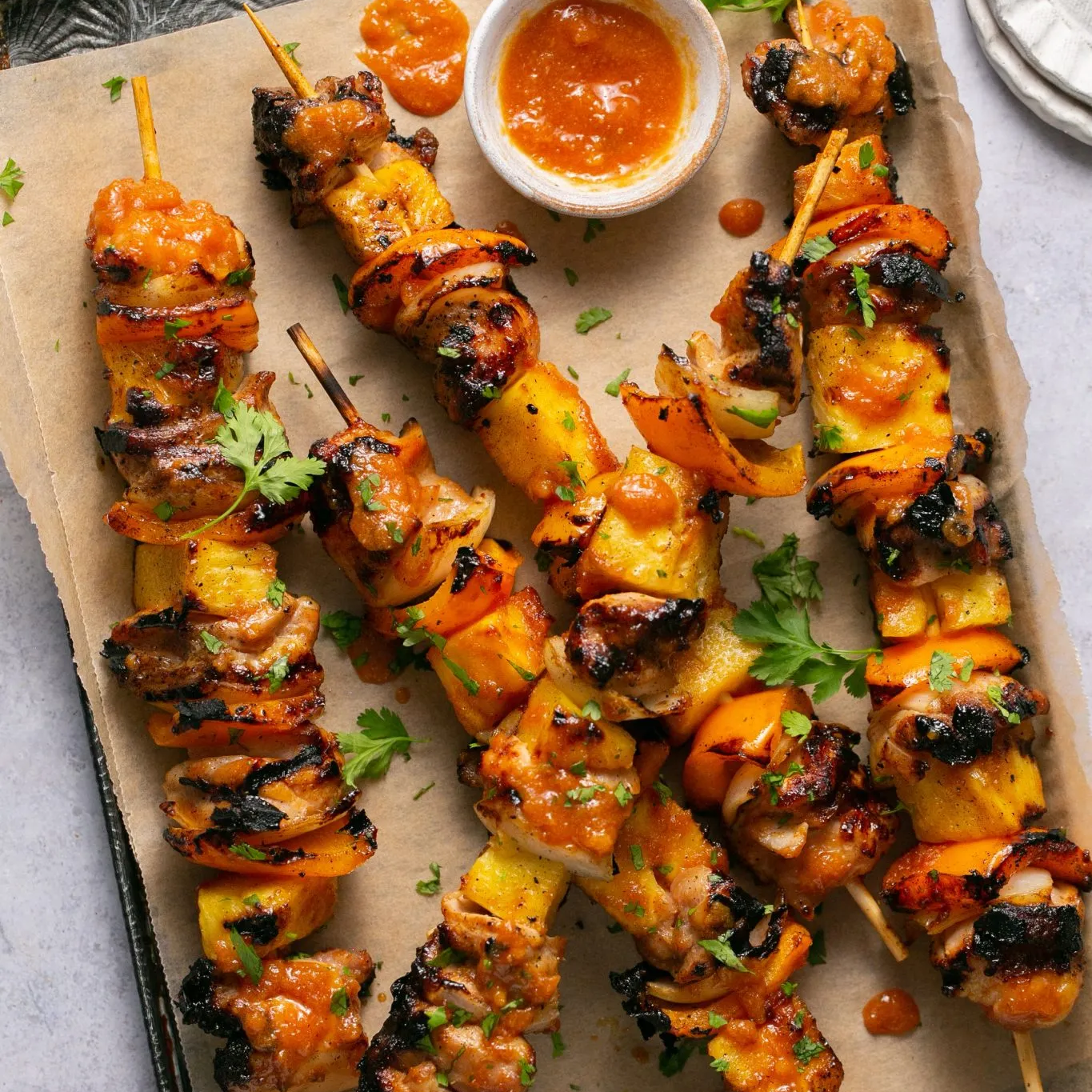 Chicken Kebabs Sweet & Sour