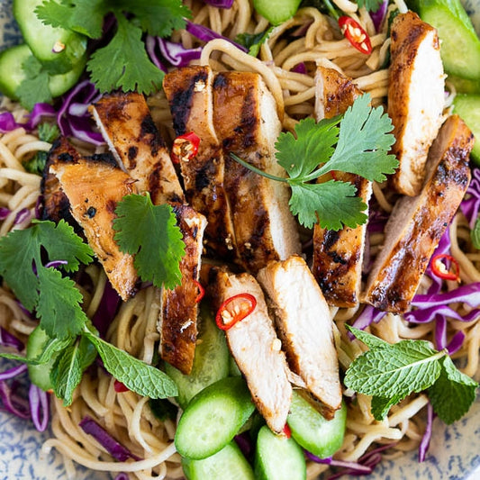 Chicken Salad With Miso Dressing