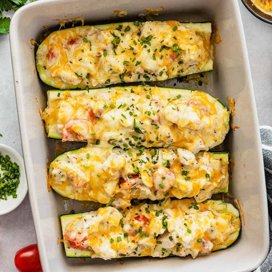 Chicken Stuffed Zucchini