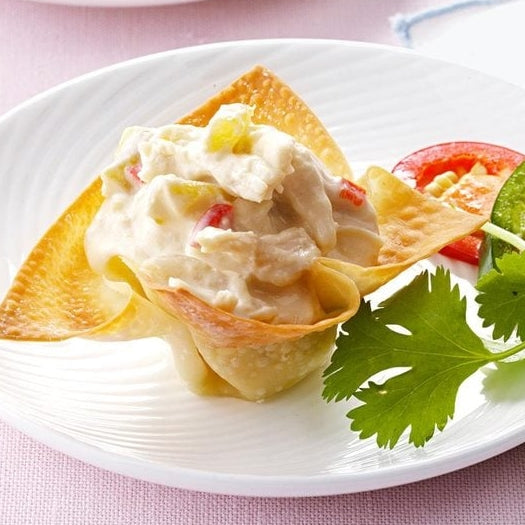 Chicken Won Ton Cups