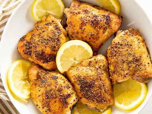 Chicken Thighs with Lemon Pepper