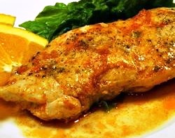 Chicken with Orange Glaze