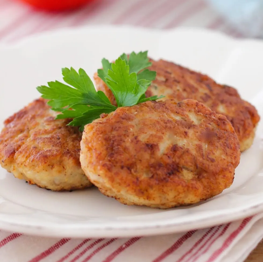 Chicken and Cheese Kotleti (Chicken Patties)