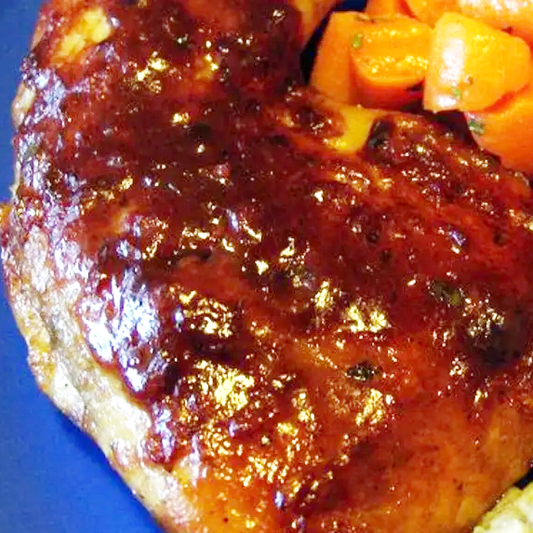Chicken in Low Sugar Raspberry Vinegar