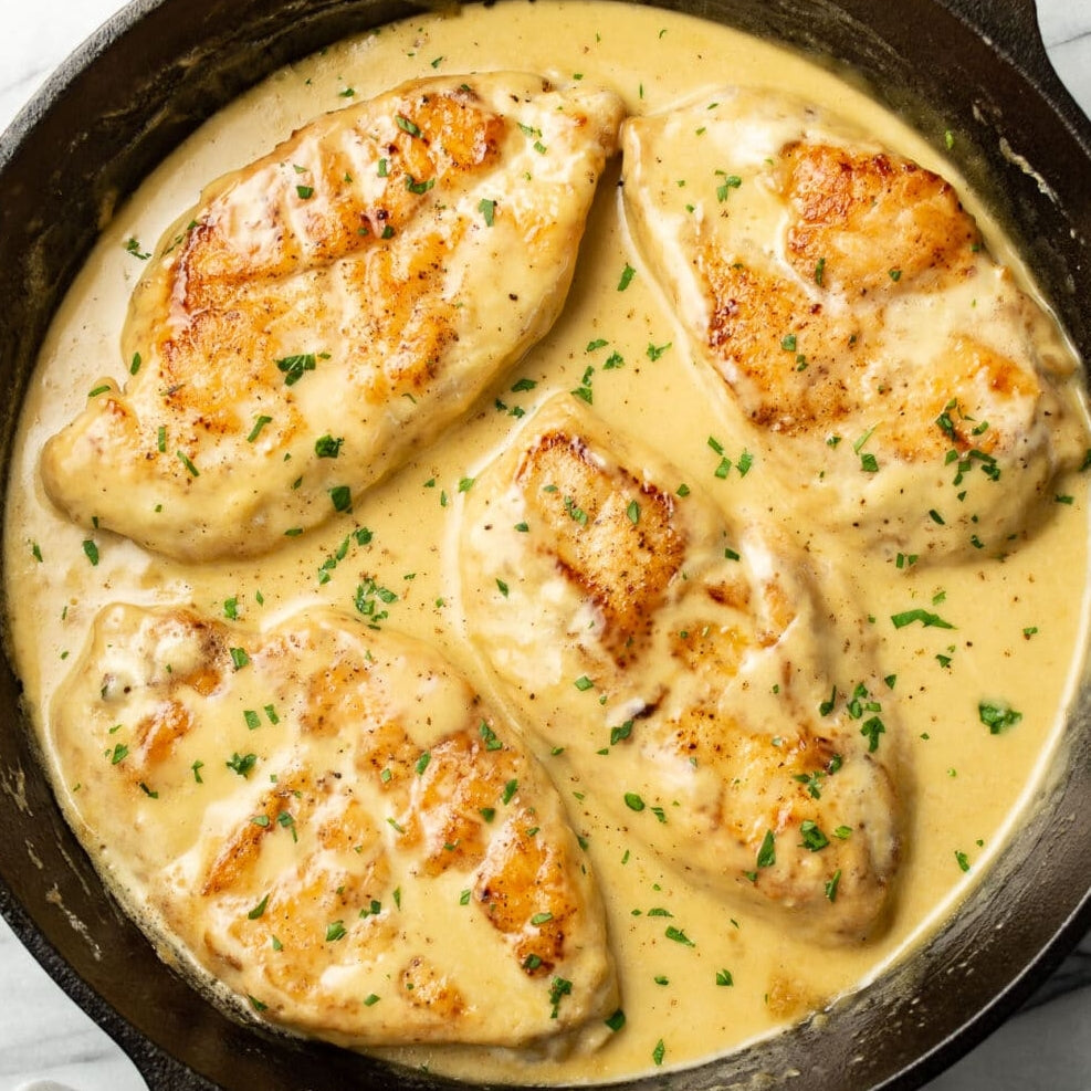 Chicken with Mustard Cream