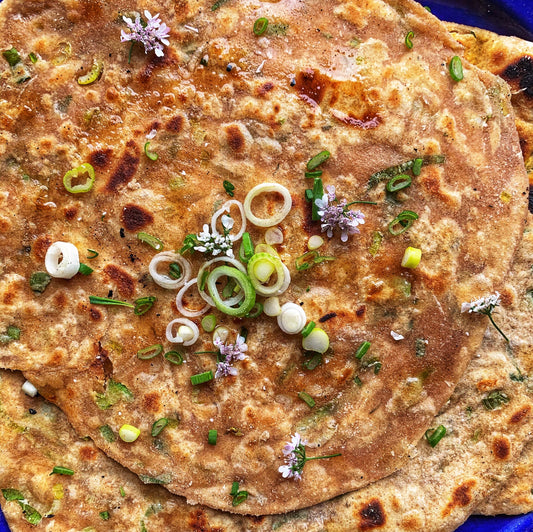 Chinese Spring Onion Cakes (Cong you bing)