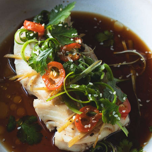 Chinese Steamed Ginger Fish