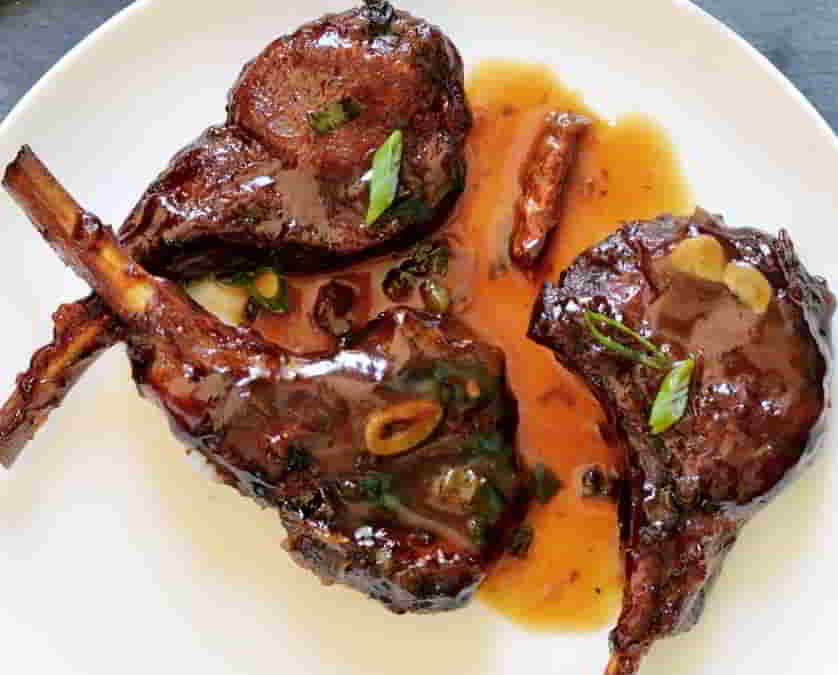 Chinese Spicy Sweet & Sour Lamb Chops