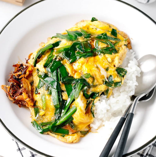 Chive & Egg Rice Bowl (Niratama Donburi)