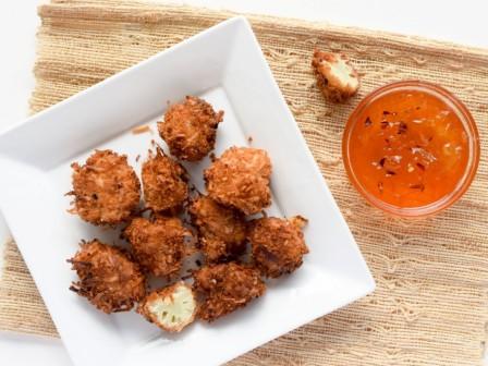 Coconut Cauliflower Bites