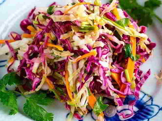 Coleslaw with Sesame Dressing