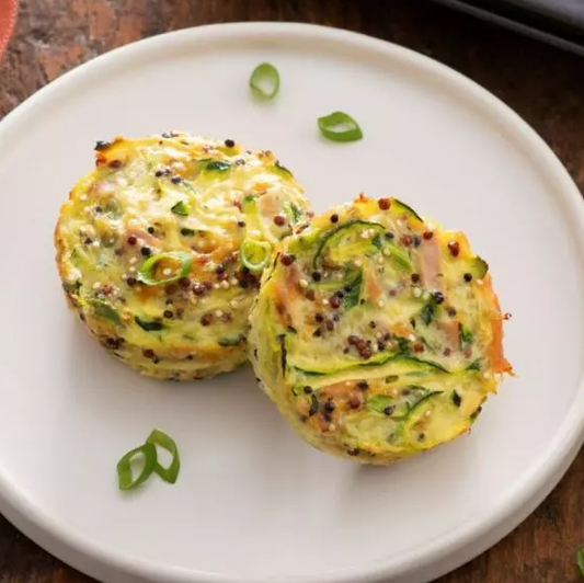 Courgette Ham & Cheese Cups