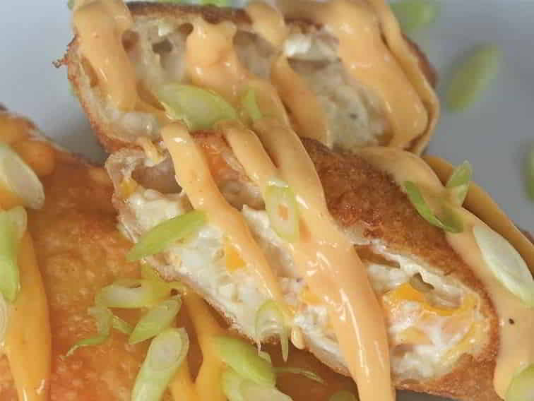 Crab Cake Egg Rolls