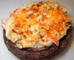 Mushrooms with Crab Stuffing