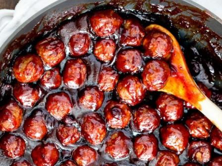 Cranberry Barbecue Meatballs