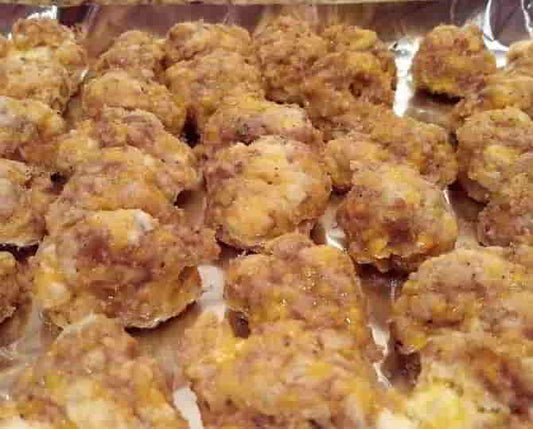 Cream Cheese Sausage Balls