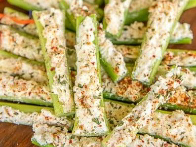 Cream Cheese Stuffed Celery