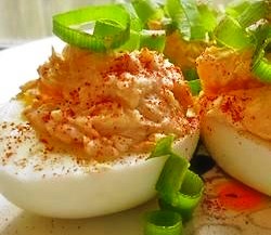 Creamy Cajun Deviled Eggs