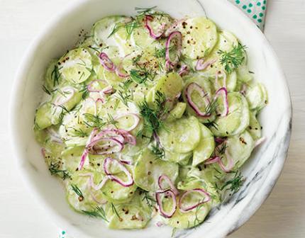 Creamy Cucumber Salad